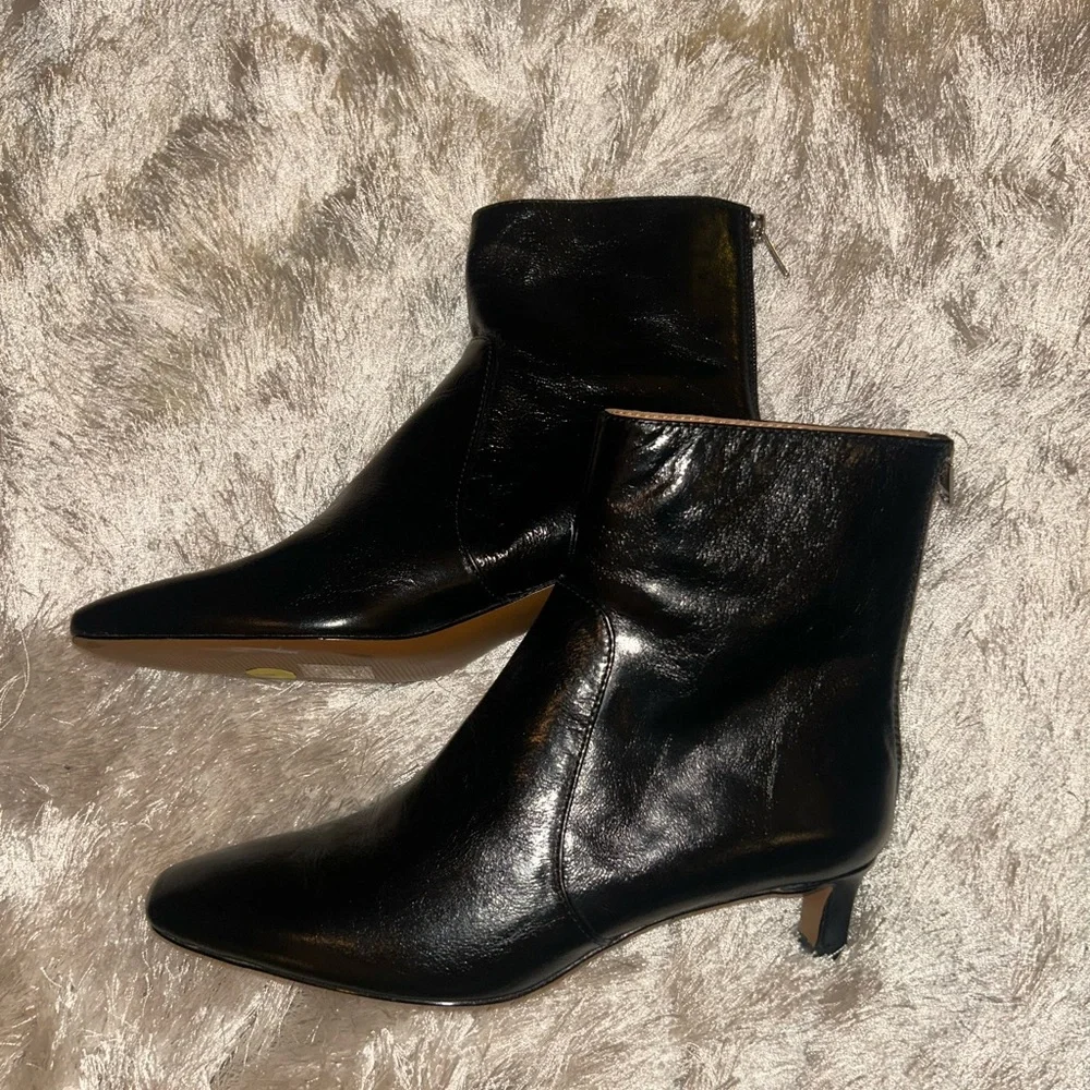 Madewell Dimes Kitten Heel Ankle Boots - Picture 7 of 8